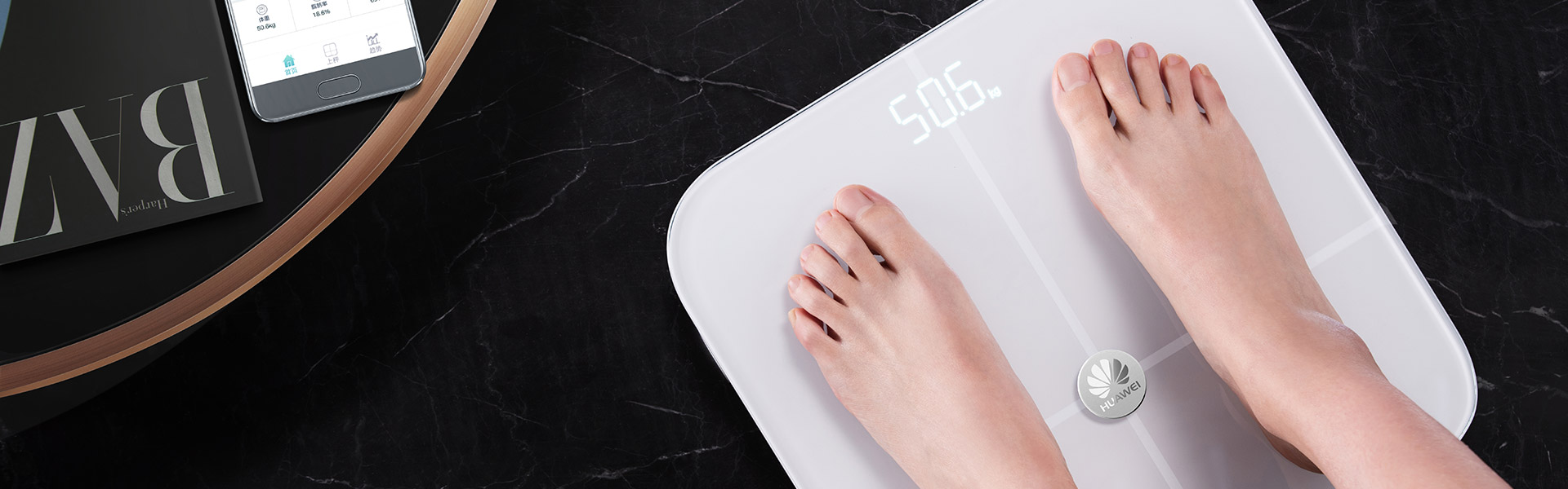 Se kropsvægt og fedtprocent offline