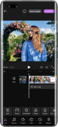 HUAWEI nova 10 Pro one-click video creation