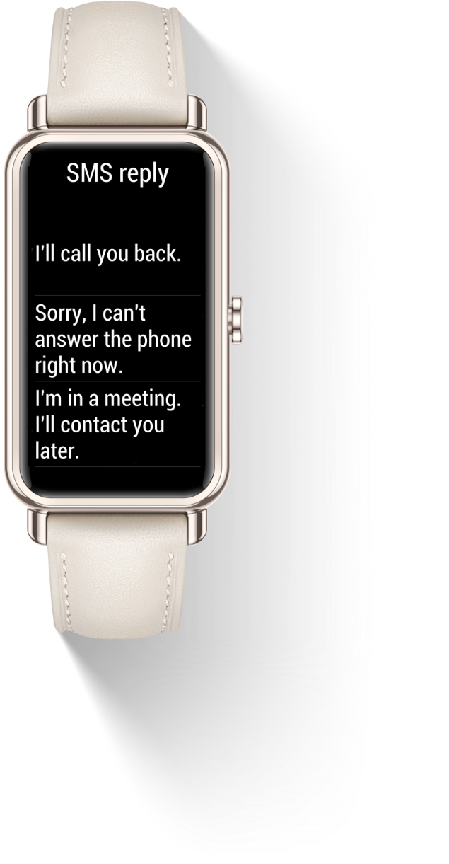huawei watch fit mini instant message reply