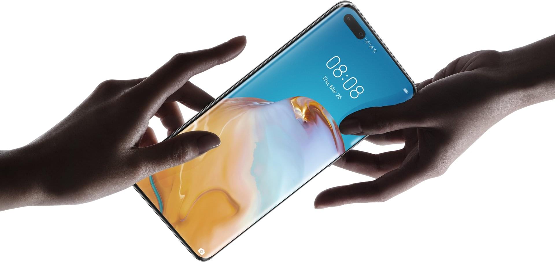 huawei p40 pro design touch and feel