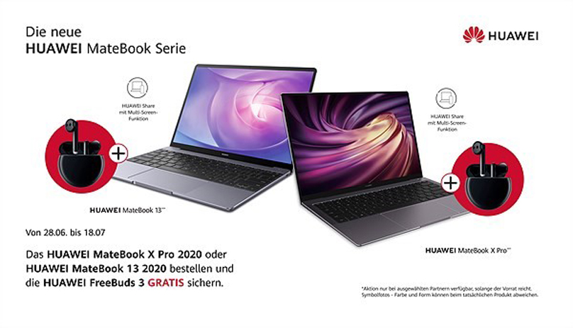 Eine neue Notebook-Generation: Das HUAWEI MateBook X Pro und das HUAWEI MateBook 13 sind ab sofort in Österreich erhältlich