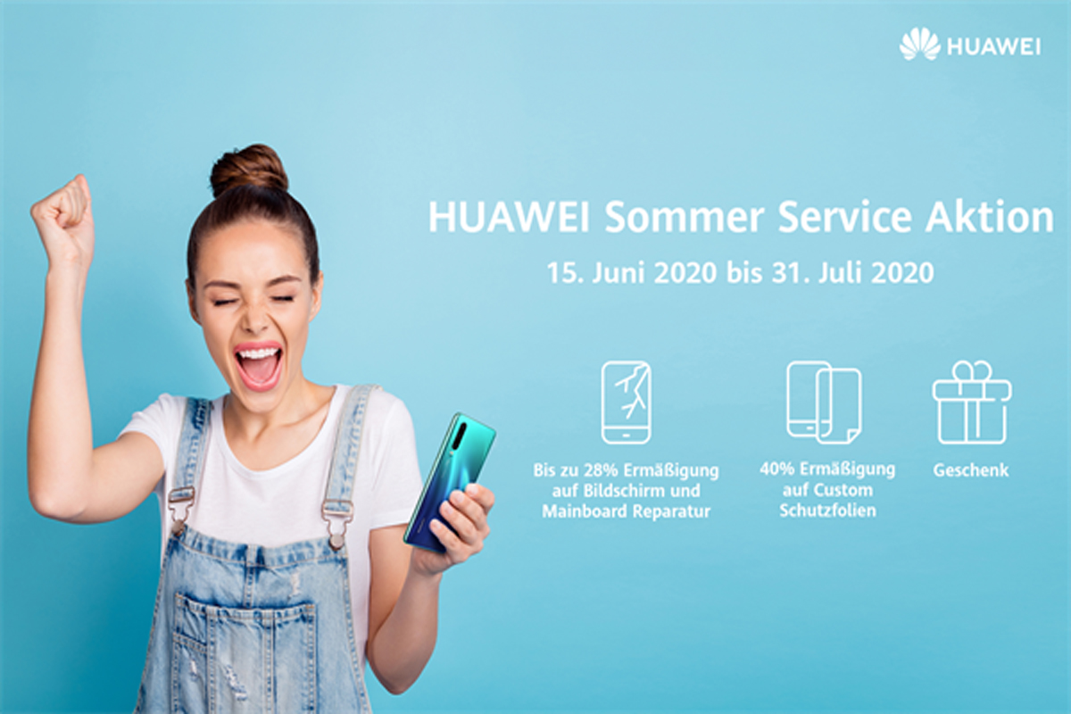 Sorglos in den Sommer: Huawei bietet seinen Kunden eine Sommer Service Aktion