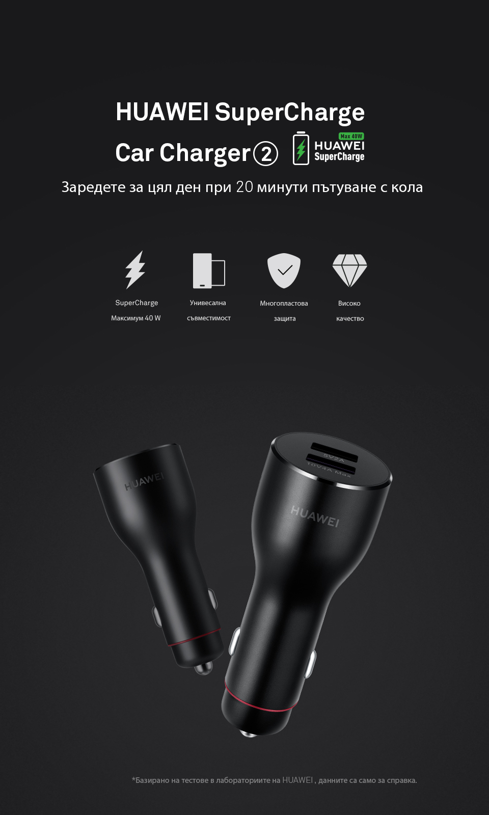 HUAWEI SuperCharge™ Car Charger 2