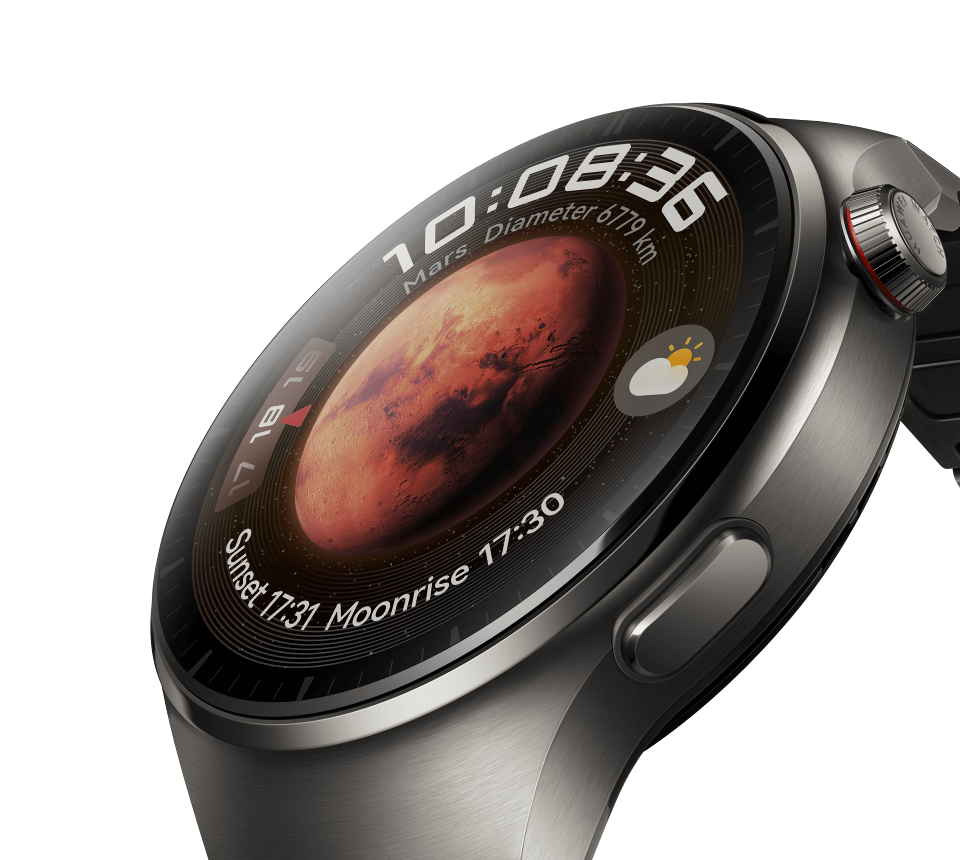 Смарт часовник Huawei Watch 4 Pro, Титан, 48 мм - eMAG.bg