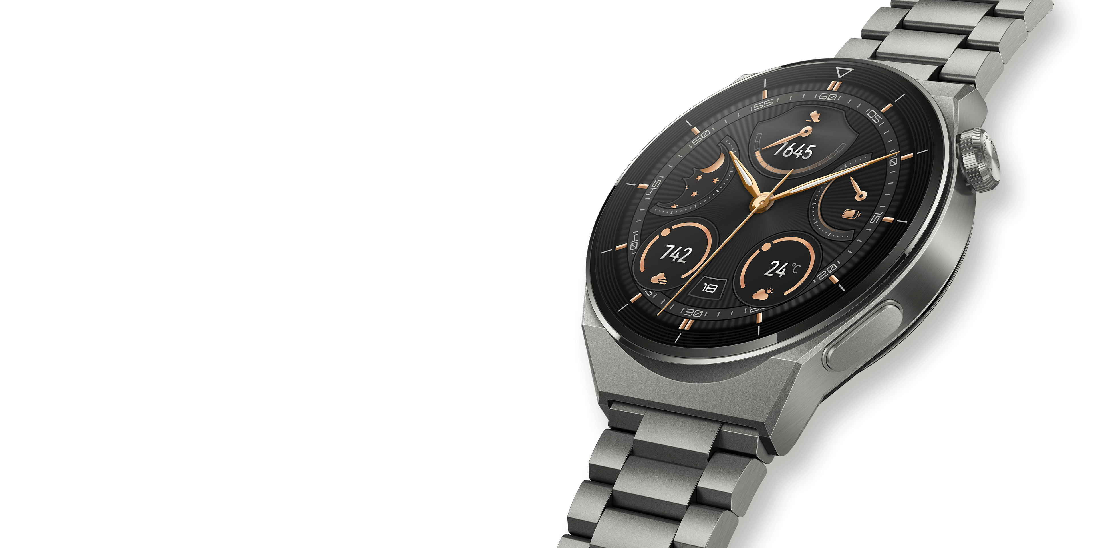 Huawei watch gt 2025 titanium grey stainless steel