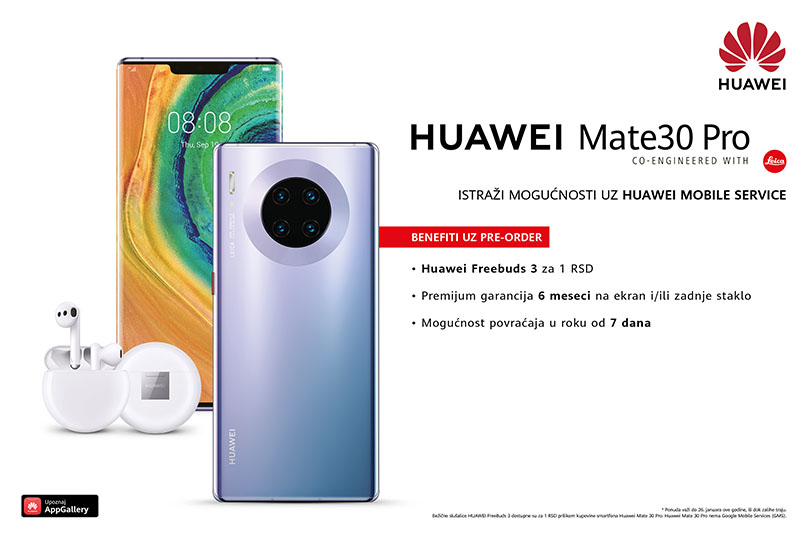 Kralj flegšip telefona je stigao! Huawei Mate 30 Pro dostupan u Srbiji