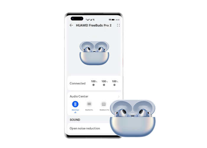 Құлақаспаптардың батарея деңгейі тексерілуде