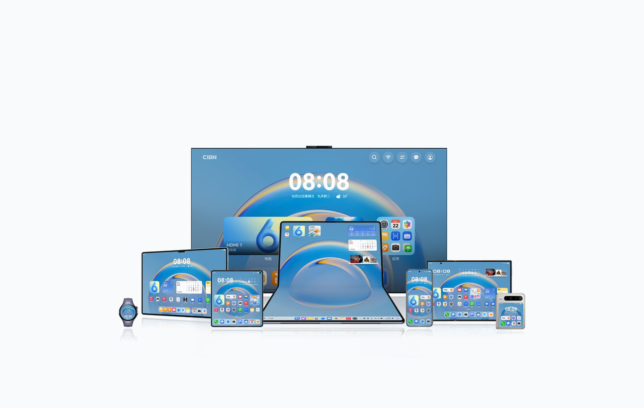 说明了鸿蒙操作系统 6 的公测计划和相关网址。