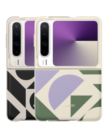 HUAWEI Pura X 几何素皮保护壳