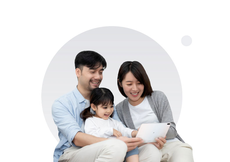 与家人一起，分享欢乐