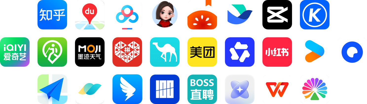 20多款应用logo墙，每款App都必须按AppGallery的规则通过审核