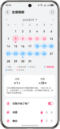 HUAWEI Health App 健康数据图表