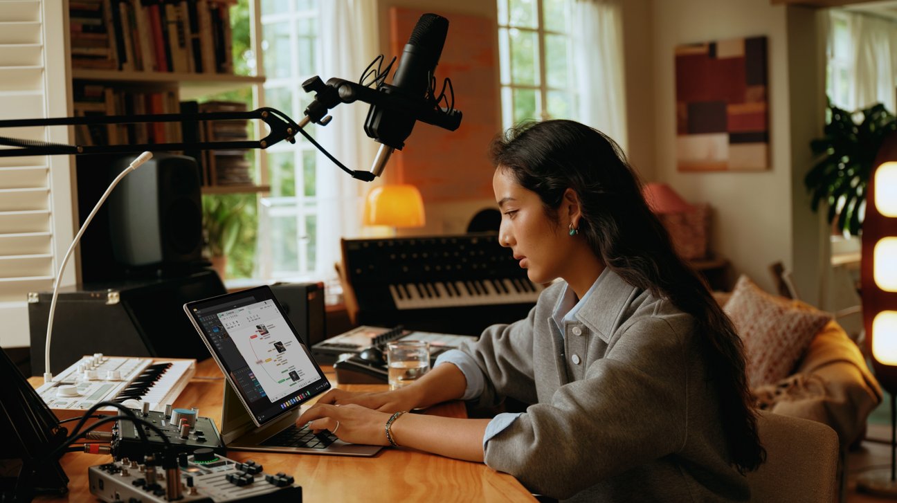 用户使用华为星跃悬浮键盘（适用于 HUAWEI MatePad Edge）在家里工作