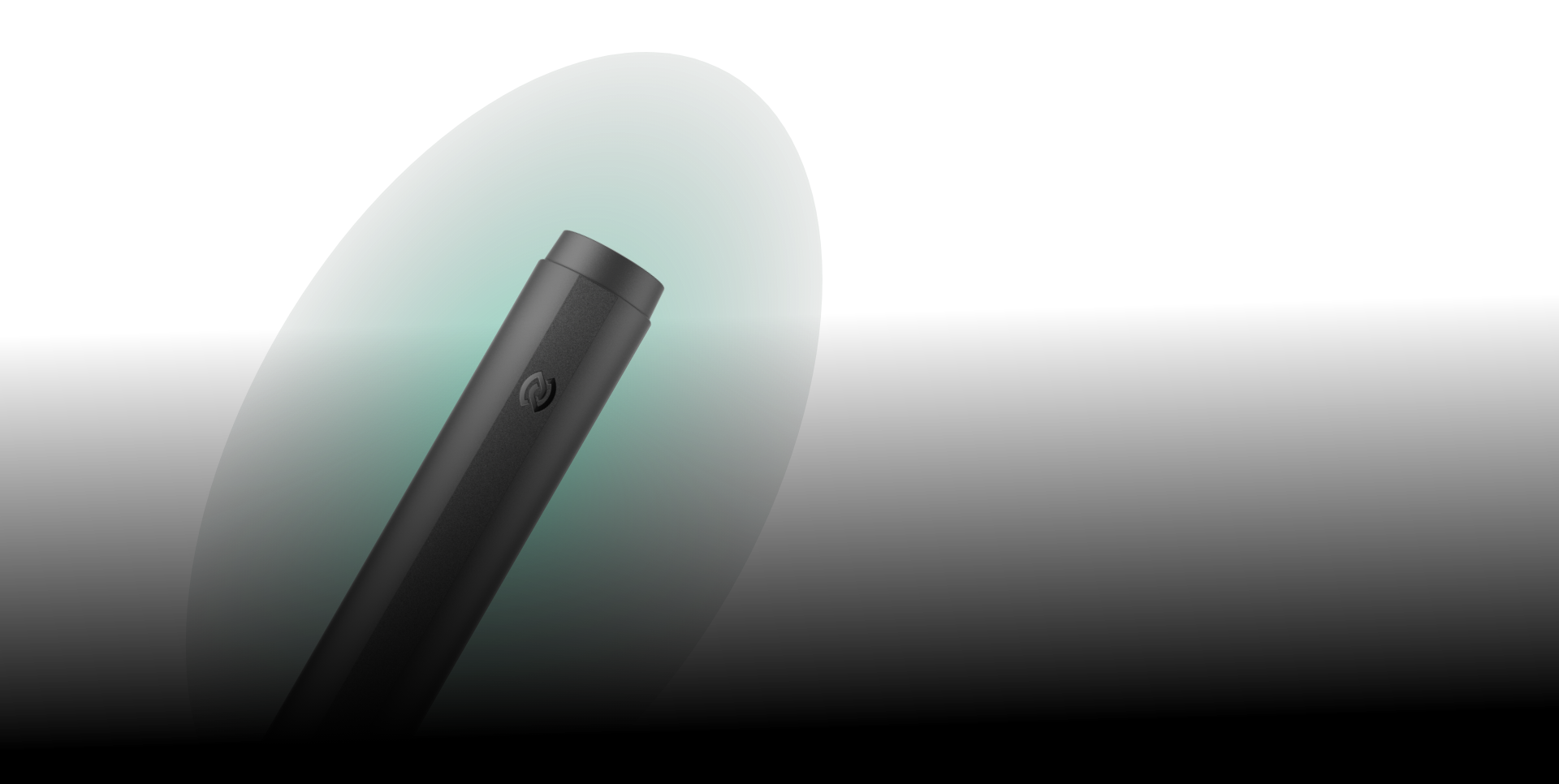 华为灵犀手写笔细节特写，展示了产品的星闪TM连接功能