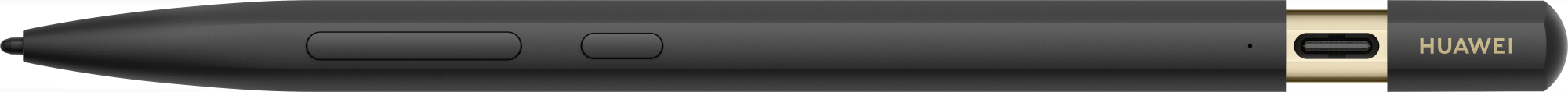 HUAWEI M-Pen 3 正面图，展示了手写笔的智慧按键