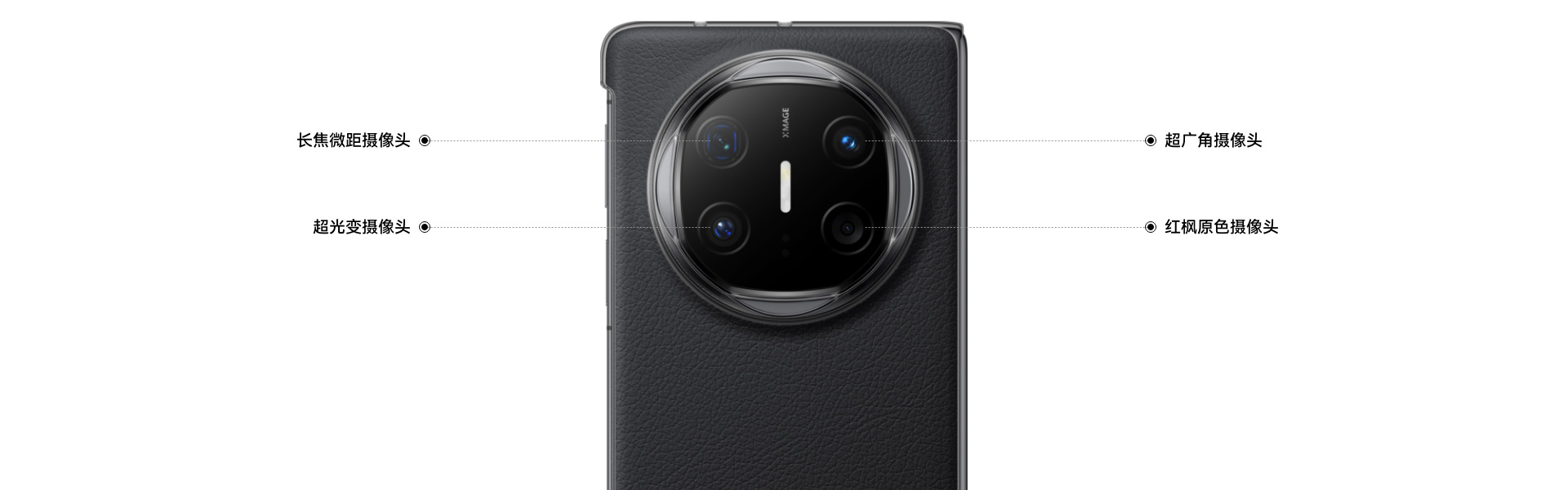 HUAWEI Mate X6 rotating stand protective case product image, back view