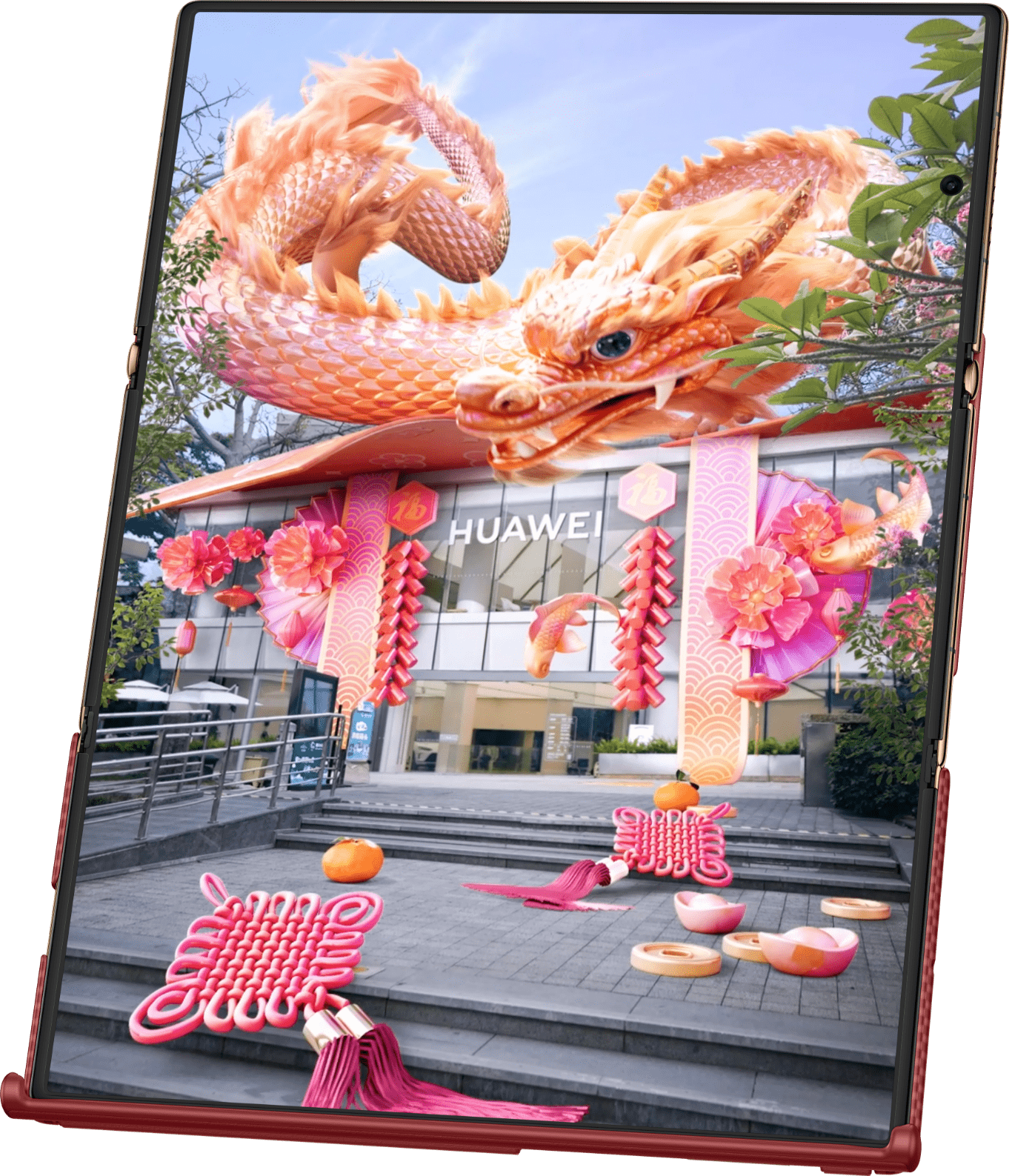 HUAWEI Mate XT 非凡大师智能视窗旋转支架保护套 支架