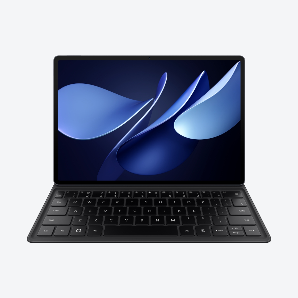 华为智能磁吸键盘（适用于 HUAWEI MatePad Air）展示三种颜色，经典黑