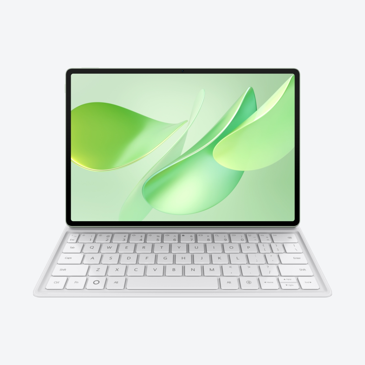 华为智能磁吸键盘（适用于 HUAWEI MatePad Air）展示三种颜色，大象灰