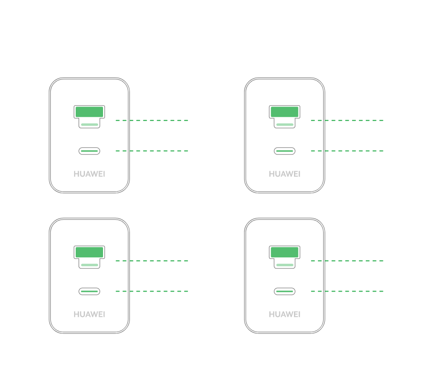 华为全能充多口充电器 （Max 100 W）智慧动态分配