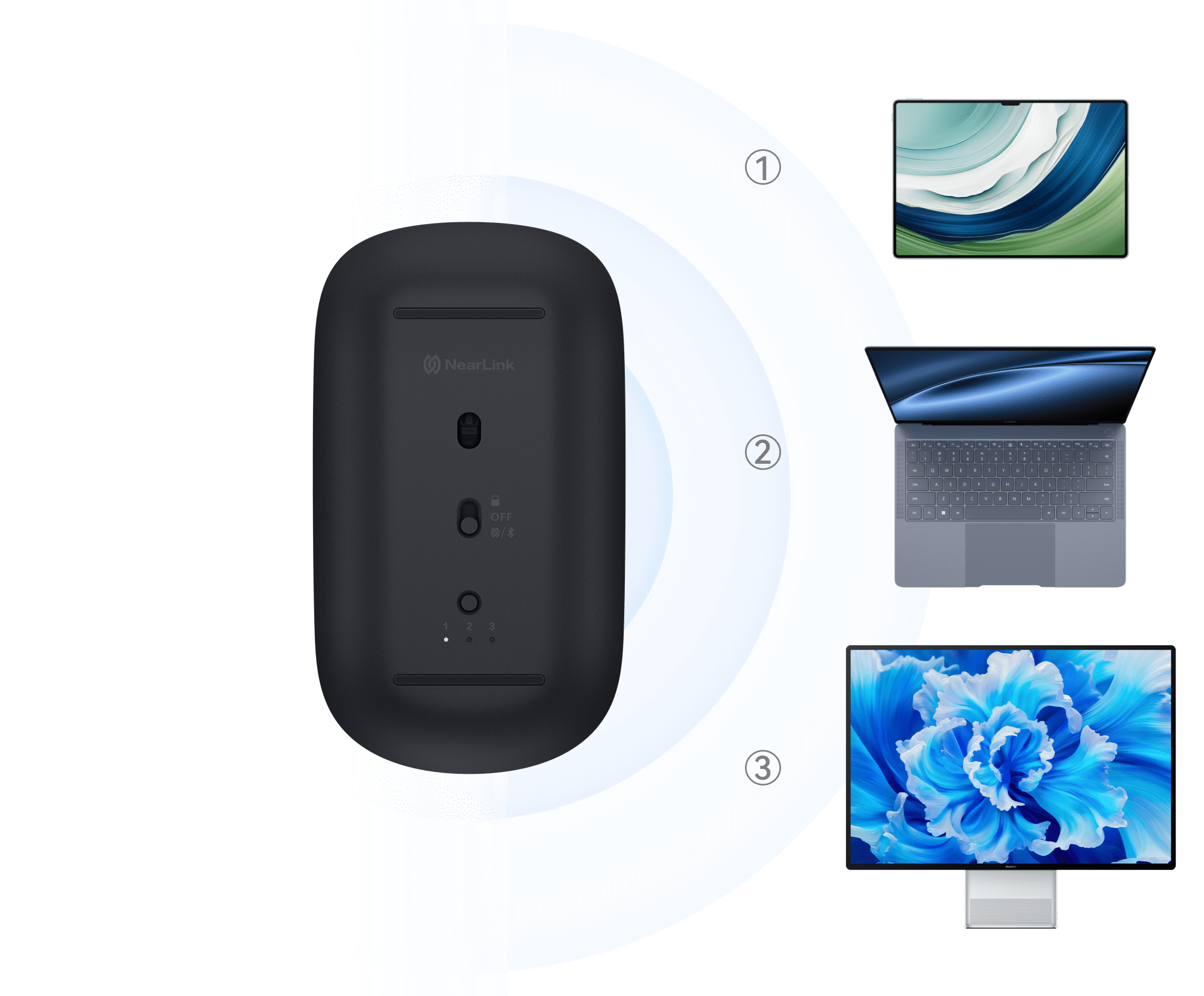 华为无线鼠标 星闪版闪速切换