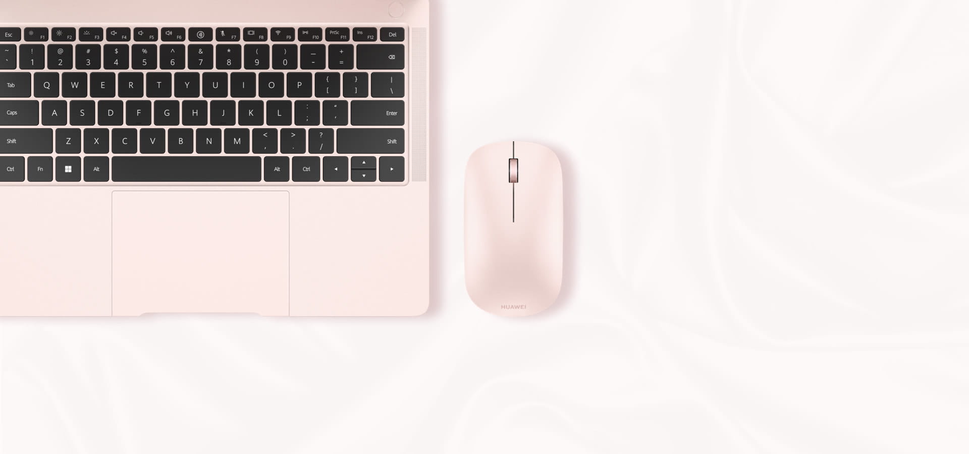 华为无线鼠标 星闪版拂晓粉