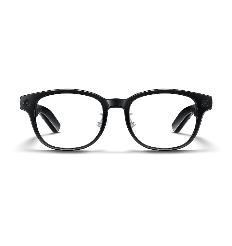 华为 AI 眼镜 经典全框光学镜（摩登黑 圆形）