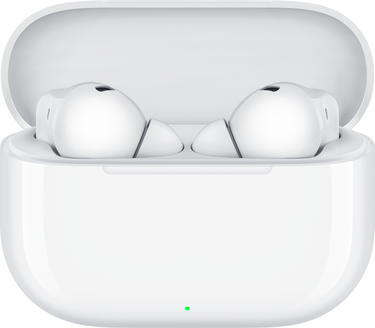 展示 HUAWEI FREEBUDS SE 4 ANC 的两款颜色 ID 和白色耳机盒