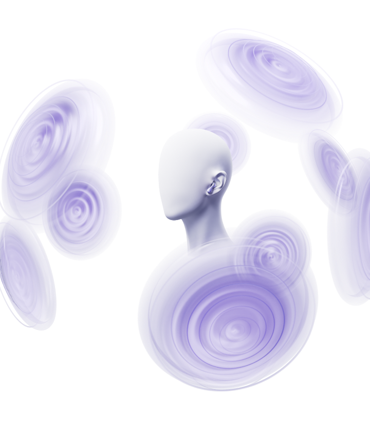 展示 HUAWEI FreeBuds 6 的头动空间音频功能