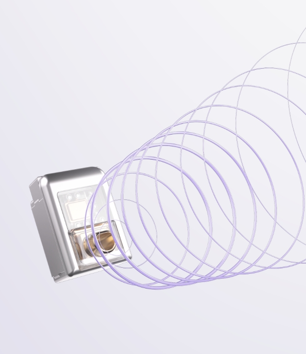 展示 HUAWEI FreeBuds 6 的双单元