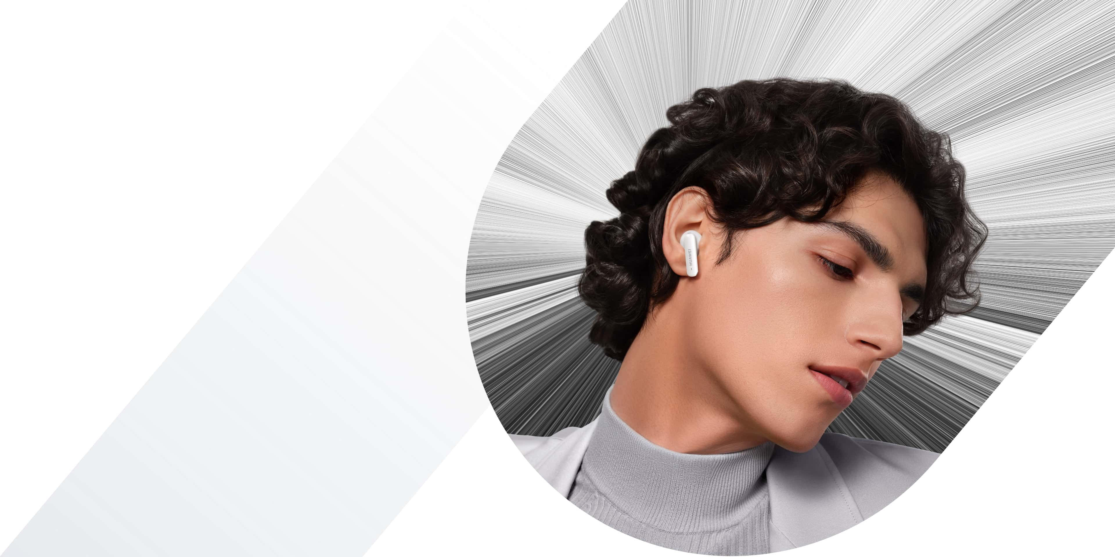 HUAWEI FreeBuds 6i 天际白人物创拍