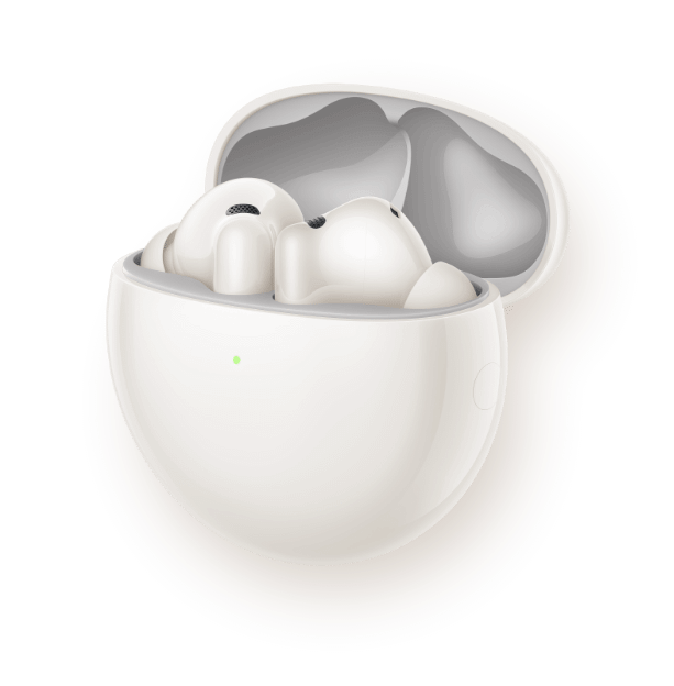 HUAWEI FreeBuds 7i 的三款颜色，贝母白