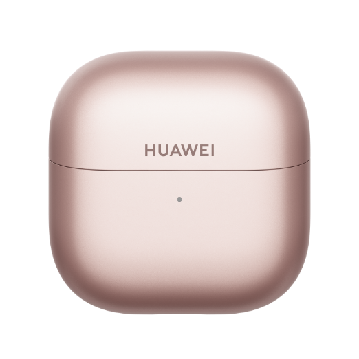 HUAWEI FreeClip 2 耳夹耳机玫瑰金耳机正面图，展示耳机的颜色