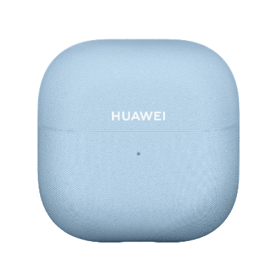 HUAWEI FreeClip 2 耳夹耳机丹宁蓝耳机正面图，展示耳机的颜色