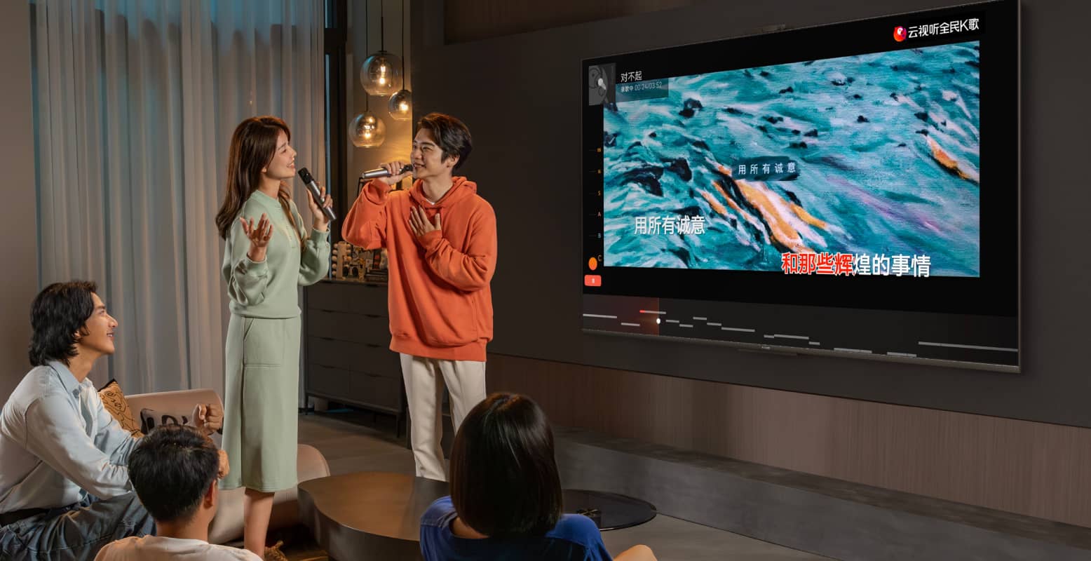 华为智慧屏 vision 4 家庭K歌
