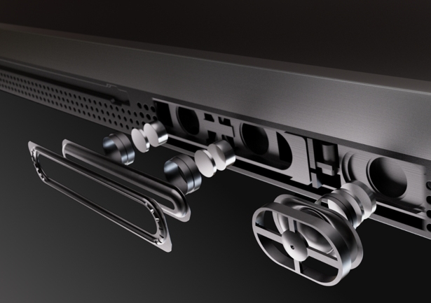 华为 Vision 智慧屏 5 Pro 全频喇叭双磁路驱动细节展示。