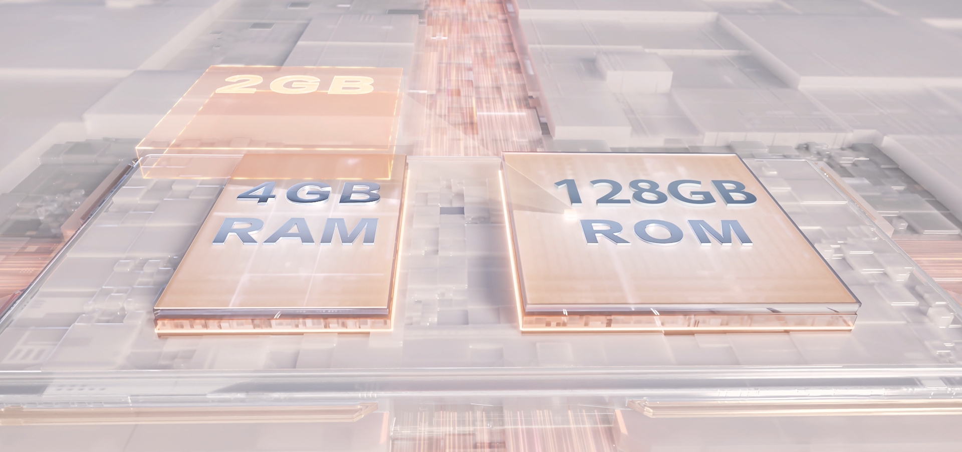 展示了华为 Vision 智慧屏 5 Pro 的强劲双芯，超大内存，高清流畅无卡顿。