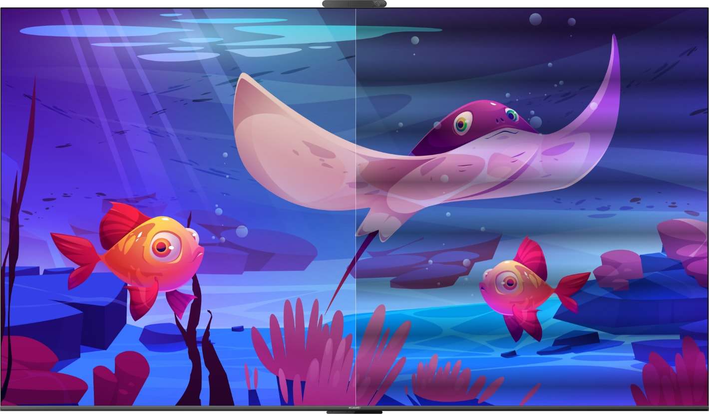 华为Vision智慧屏 SE3 双重护眼认证