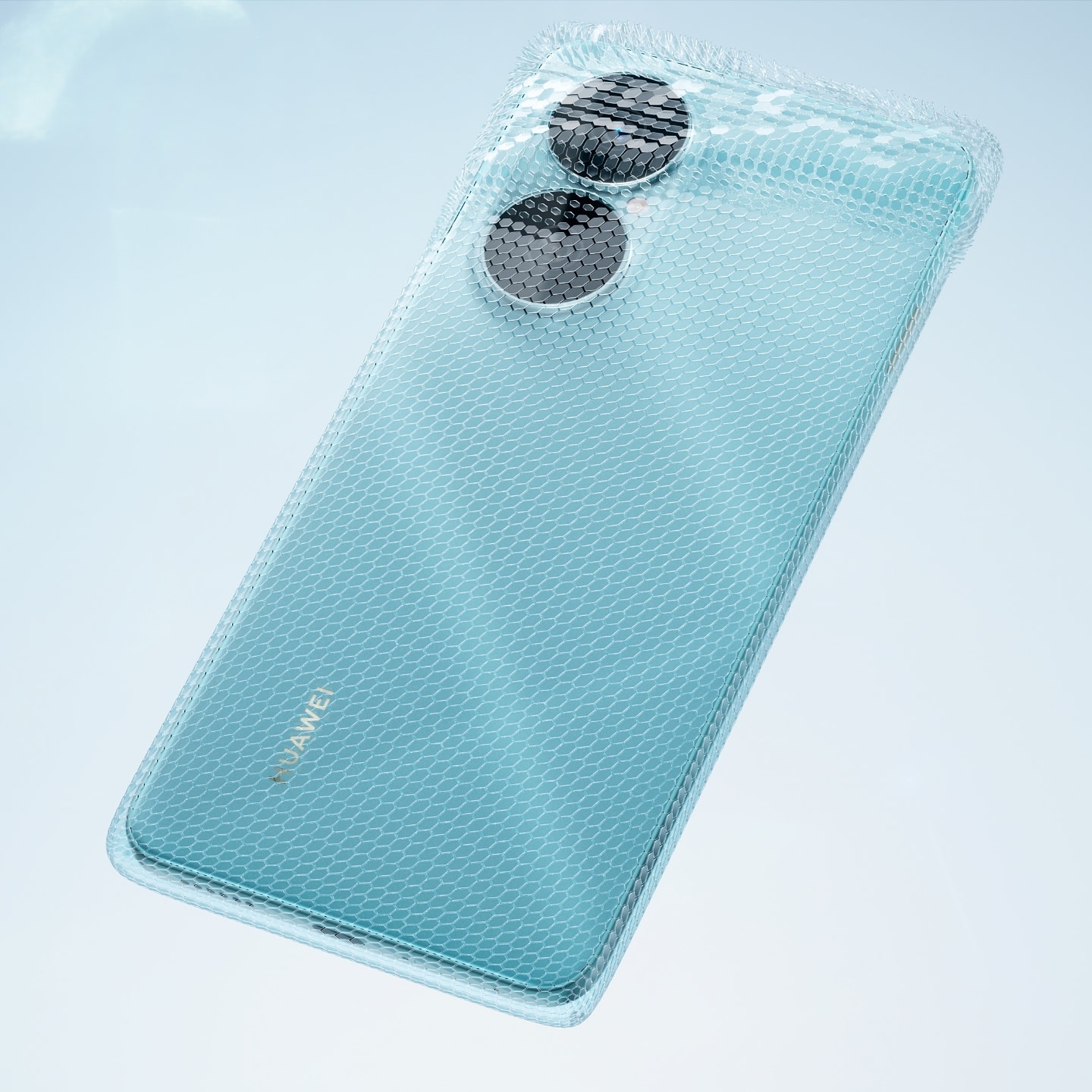 华为畅享 80 玄武架构全面覆盖，防护碰撞状态下的手机，展示了抗跌耐摔性能