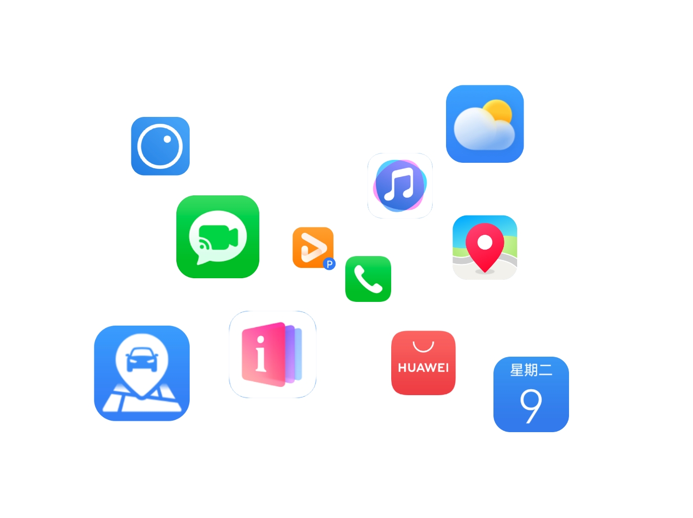 支持 HUAWEI HiCar 的手机 app