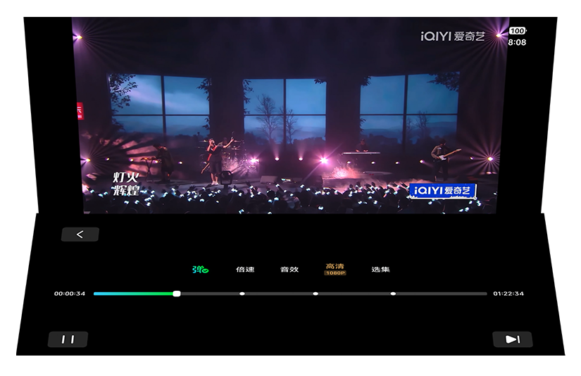 HUAWEI Mate X5 爱奇艺 悬停