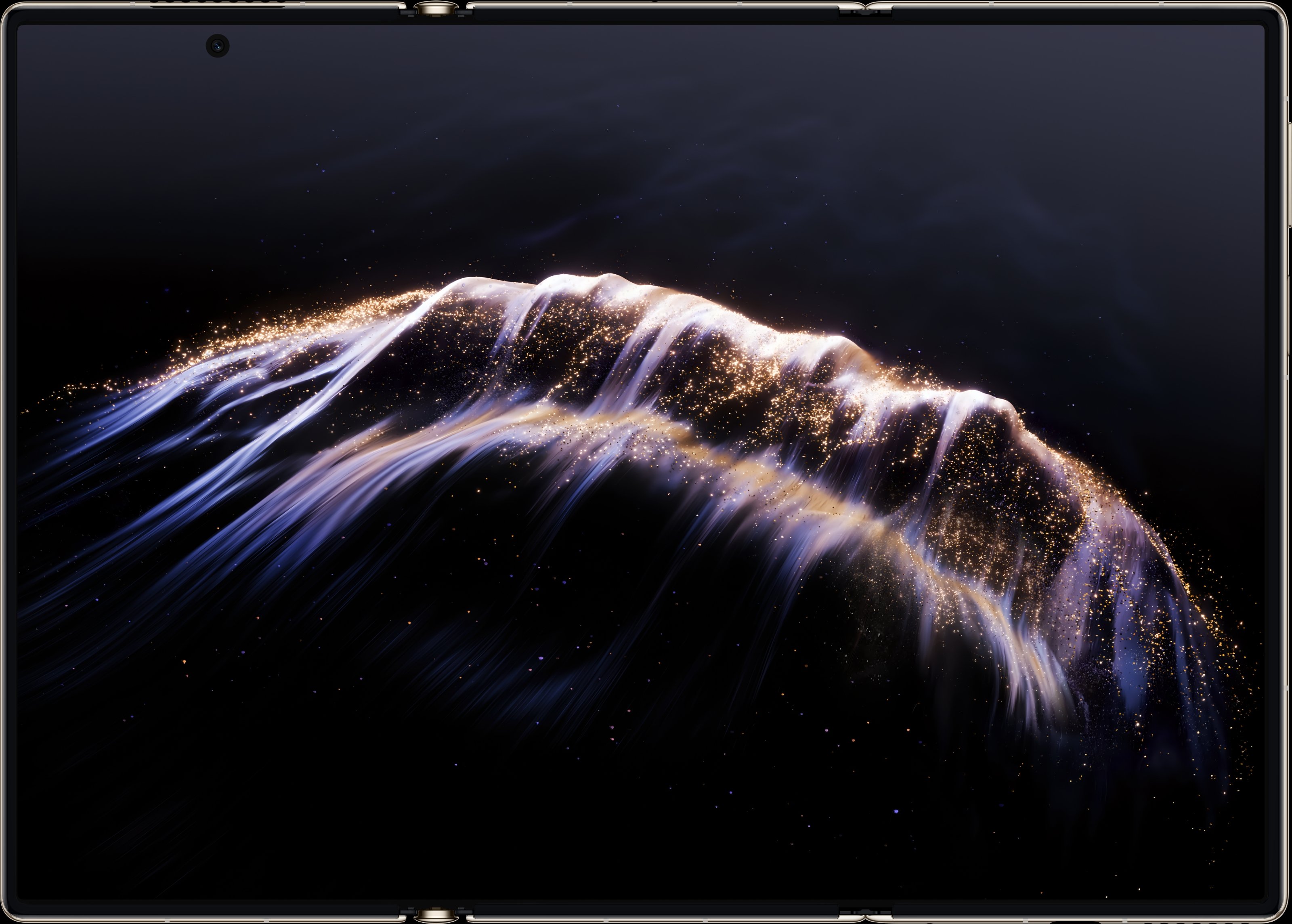 HUAWEI Mate XTs 非凡大师 屏幕展开正视图，展示三屏态屏幕