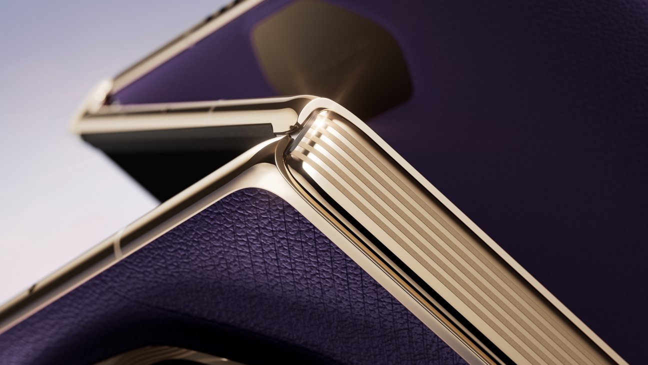 HUAWEI Mate XTs 非凡大师 乌金腰线特写