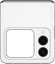 零度白 HUAWEI nova Flip S 的外屏展示互动主题