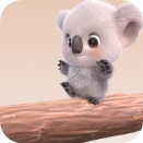 零度白 HUAWEI nova Flip S 的外屏展示可爱萌宠主题