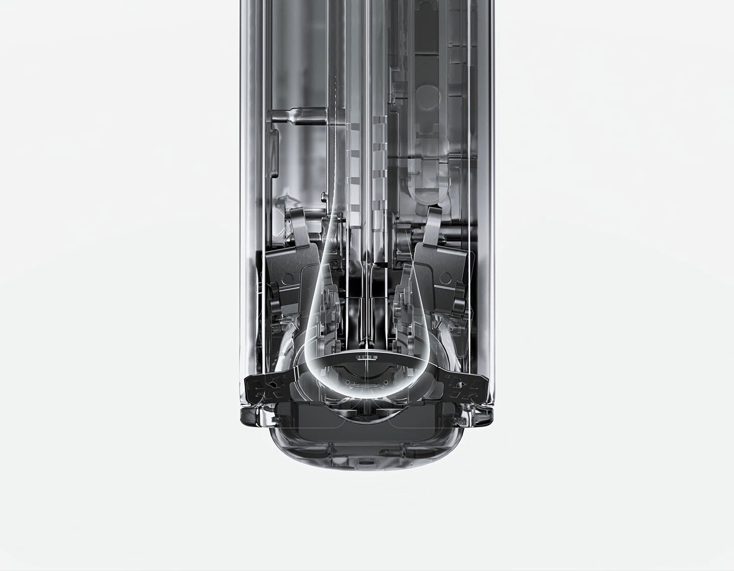 HUAWEI nova Flip S 玄武水滴铰链，开合自如