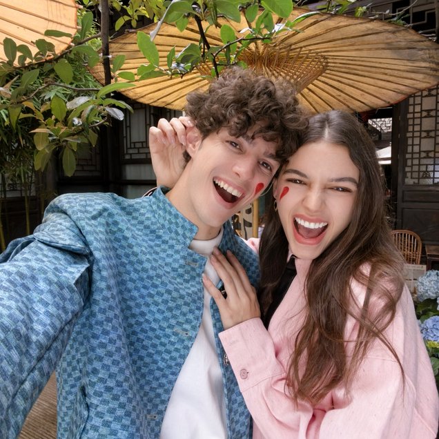 HUAWEI nova 14 Pro 影像样张,展示前置多焦段人像