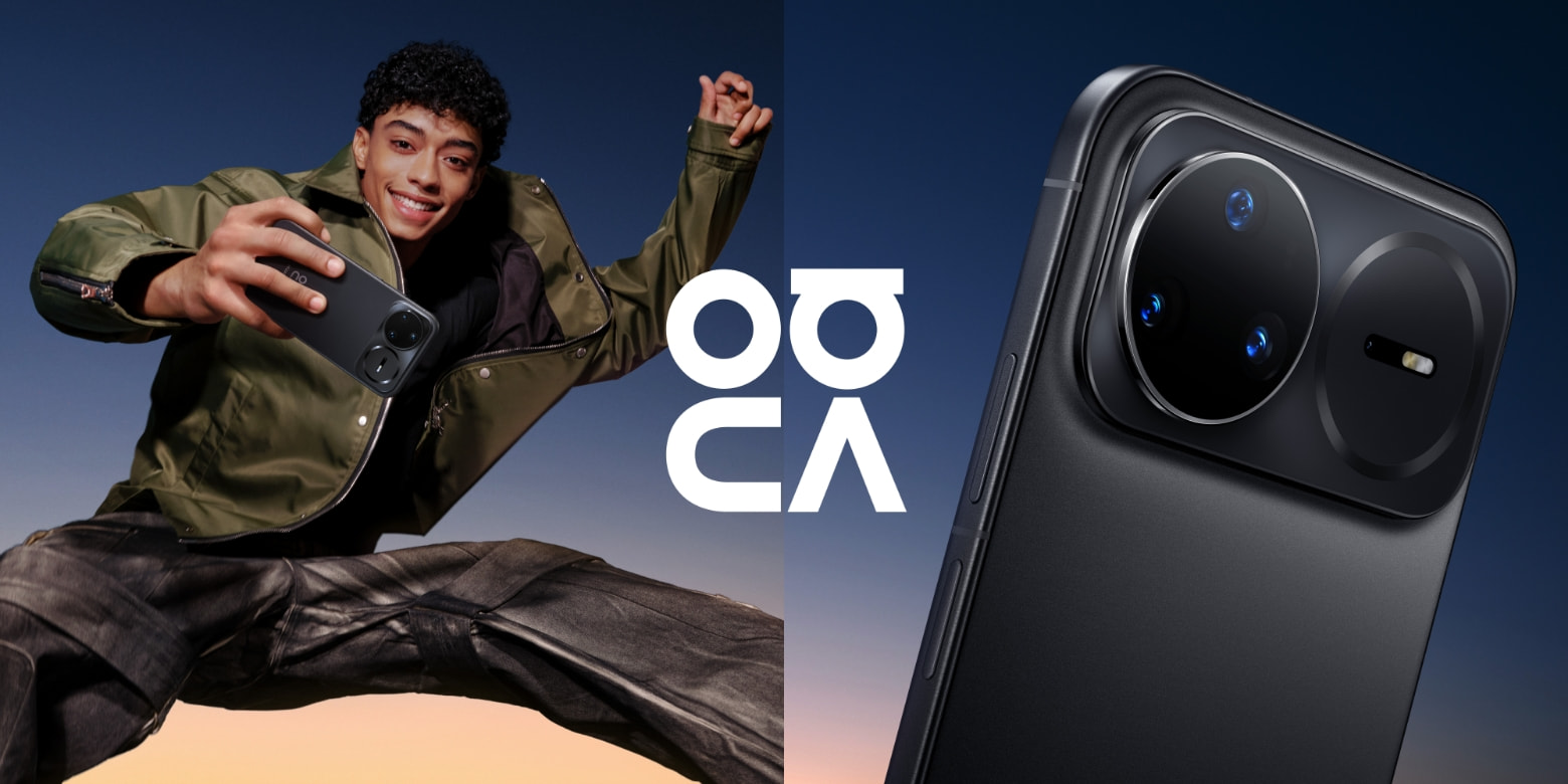 模特拿着黑色 HUAWEI nova 15 Pro