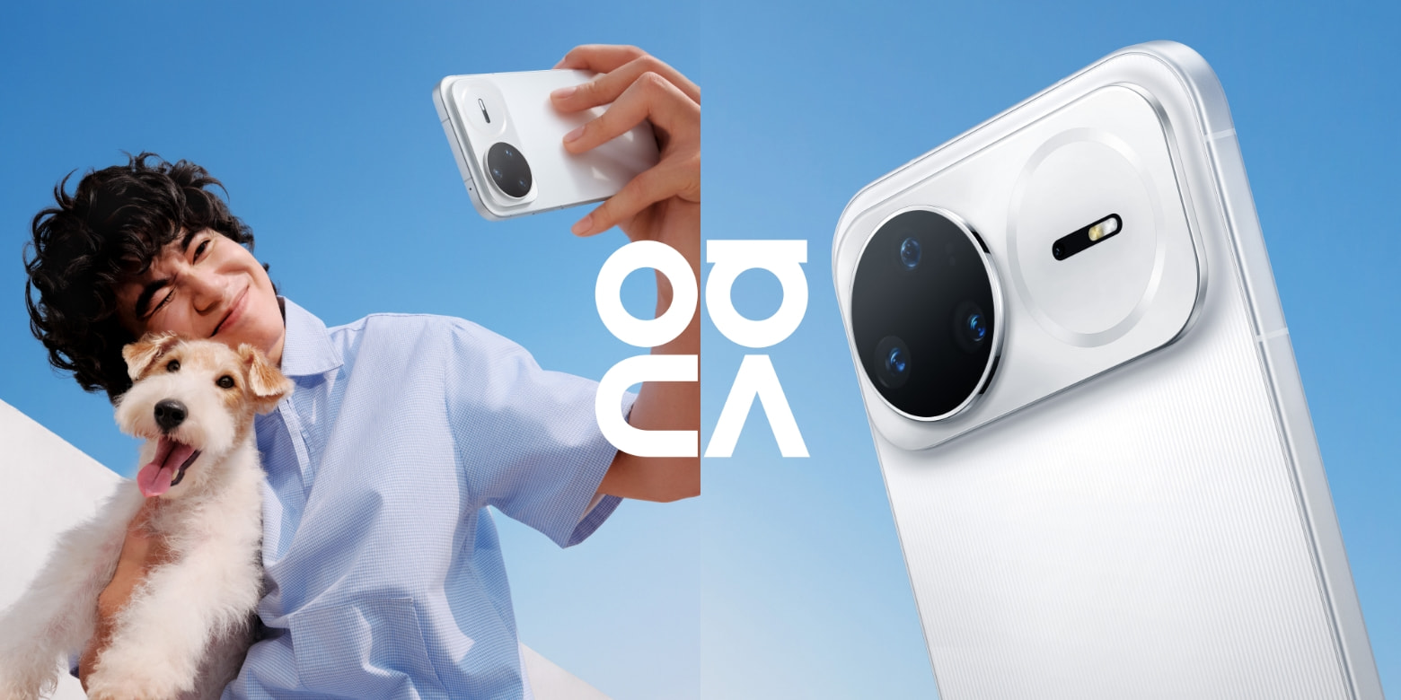 模特拿着白色HUAWEI nova 15 Pro