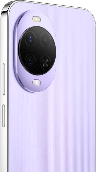 HUAWEI nova 15 正面和背面摄像头，展示前置和后置摄像头参数